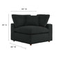 Modway Commix Down Filled Overstuffed Boucle Fabric Corner Chair FredCo