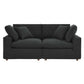 Modway Commix Down Filled Overstuffed Boucle Fabric Loveseat FredCo