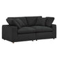 Modway Commix Down Filled Overstuffed Boucle Fabric Loveseat FredCo