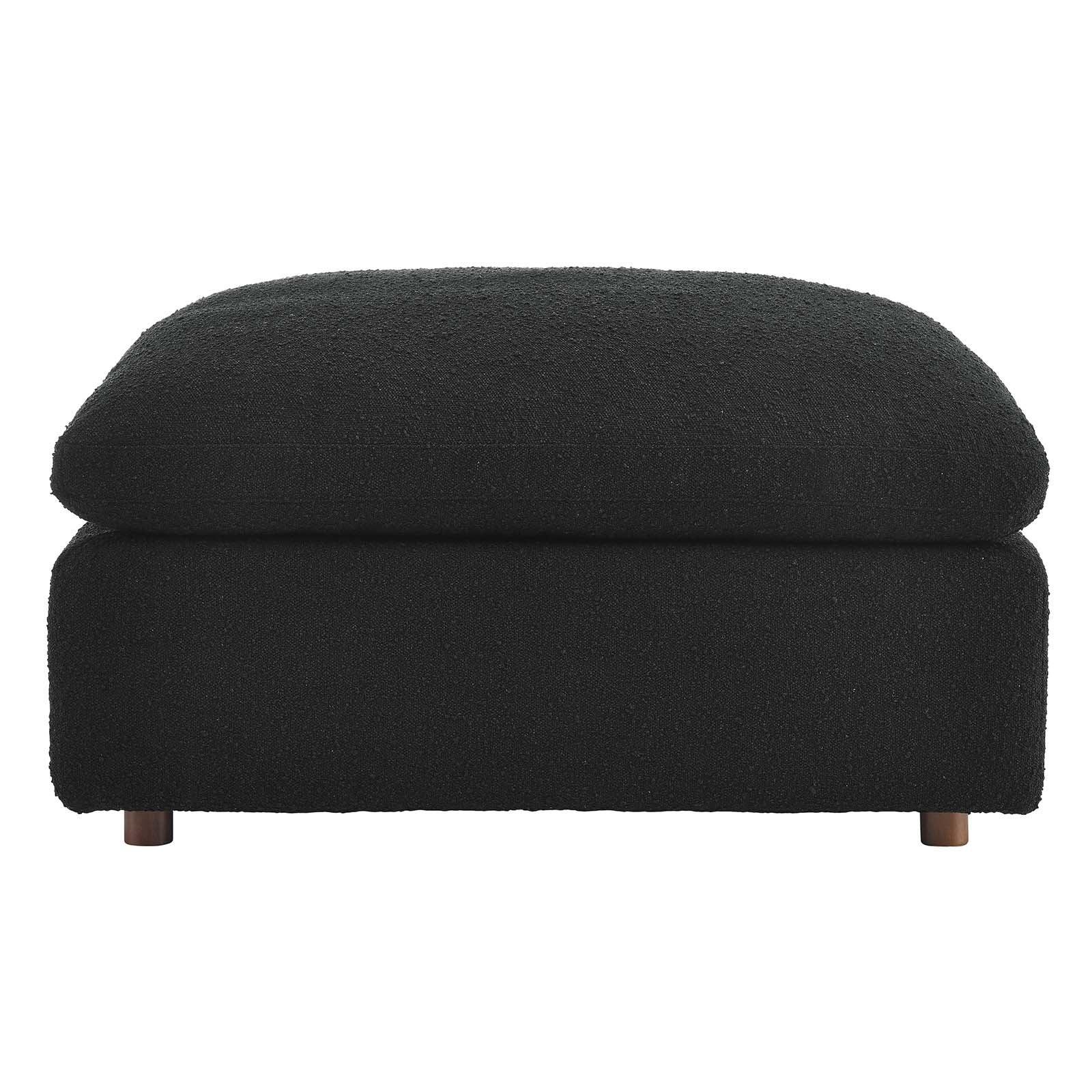 Modway Commix Down Filled Overstuffed Boucle Fabric Ottoman FredCo