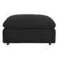 Modway Commix Down Filled Overstuffed Boucle Fabric Ottoman FredCo