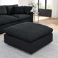 Modway Commix Down Filled Overstuffed Boucle Fabric Ottoman FredCo