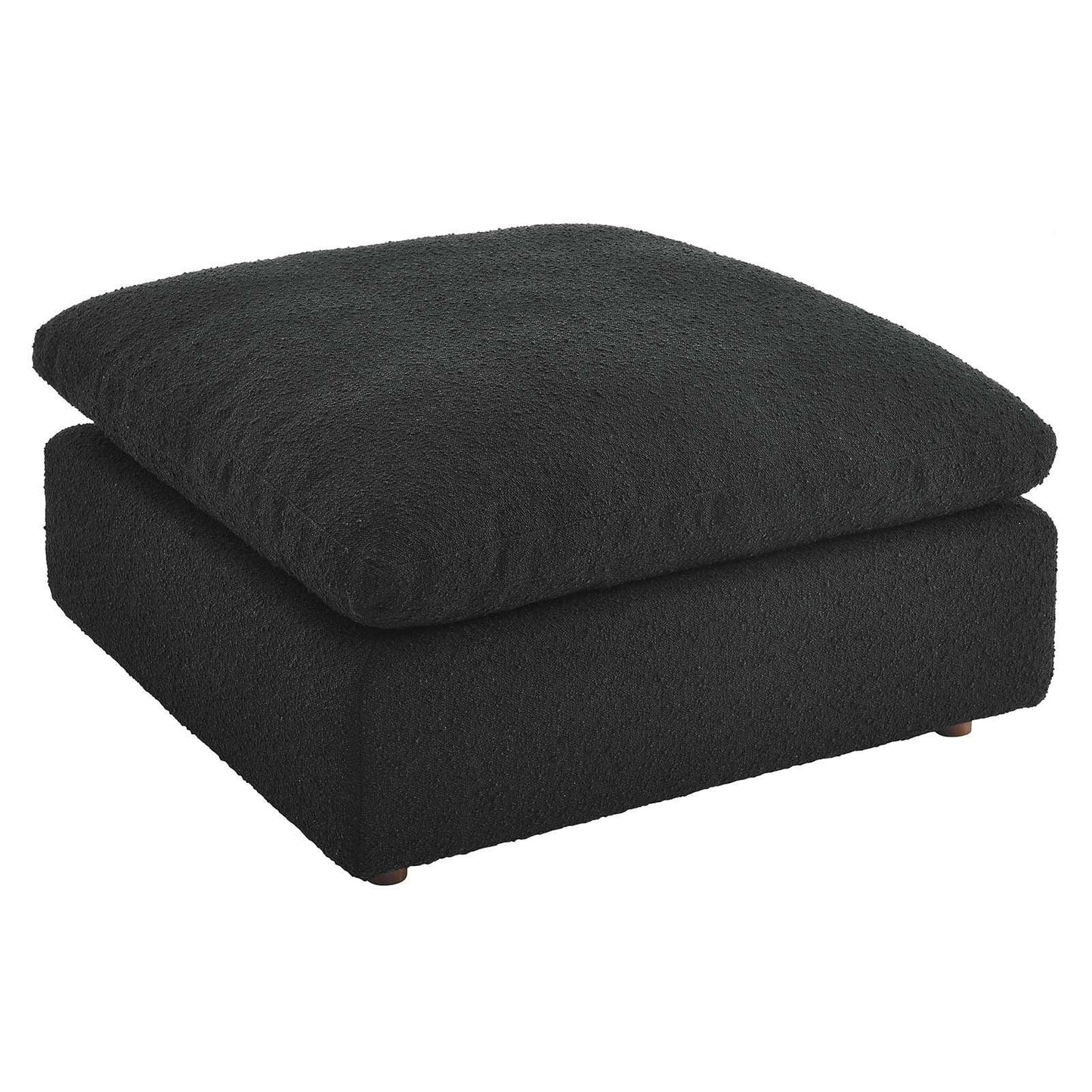 Modway Commix Down Filled Overstuffed Boucle Fabric Ottoman FredCo