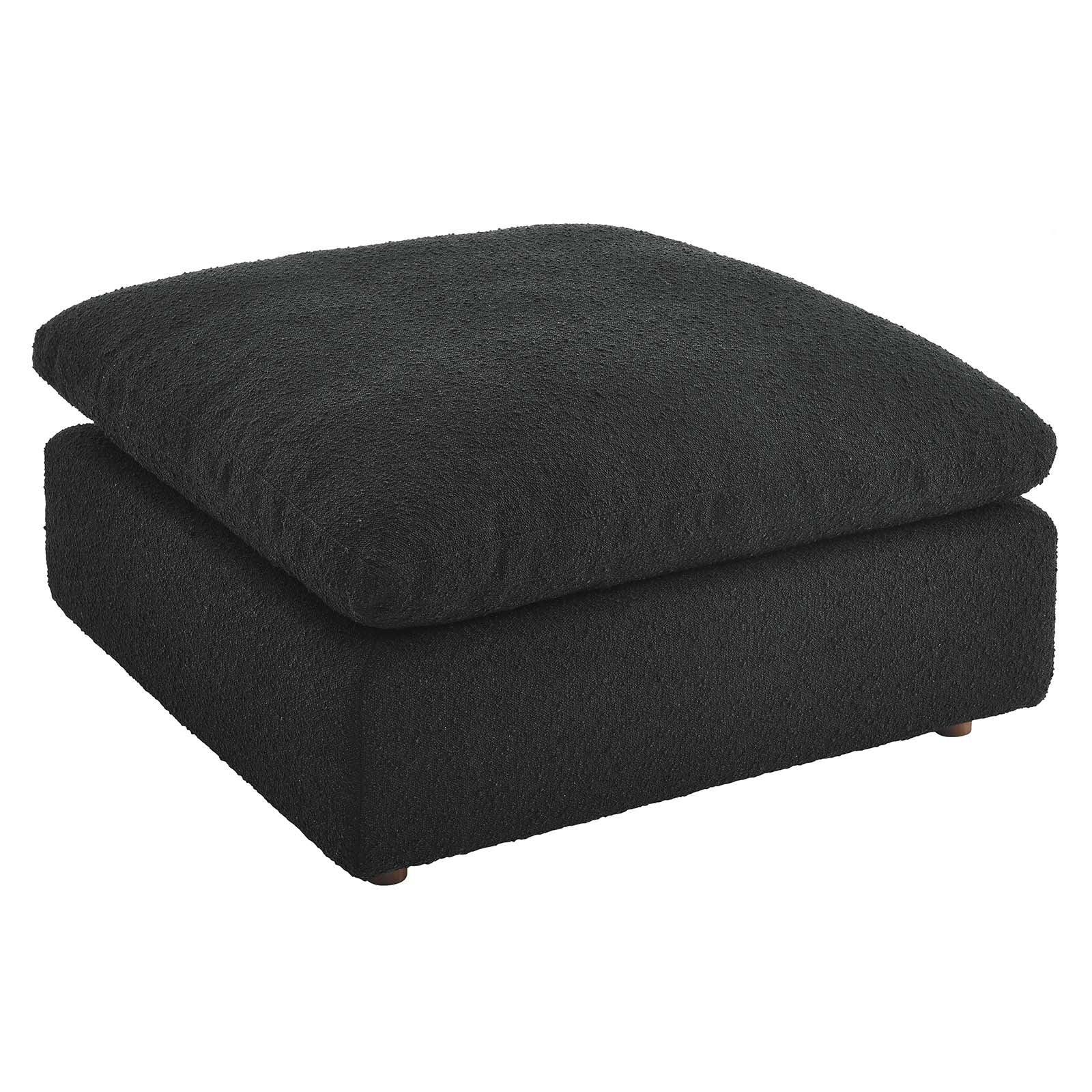 Modway Commix Down Filled Overstuffed Boucle Fabric Ottoman FredCo