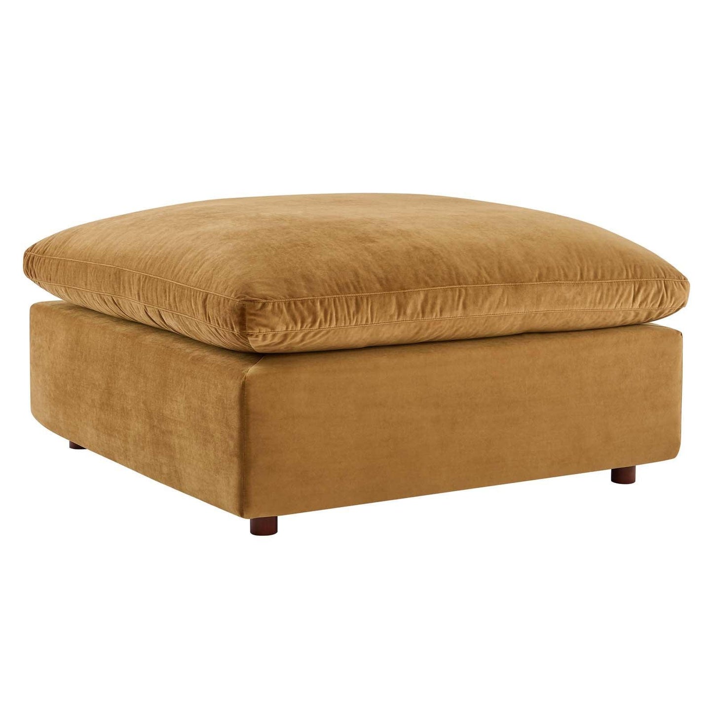 Modway Commix Down Filled Overstuffed Performance Velvet 4-Piece Sectional Sofa FredCo