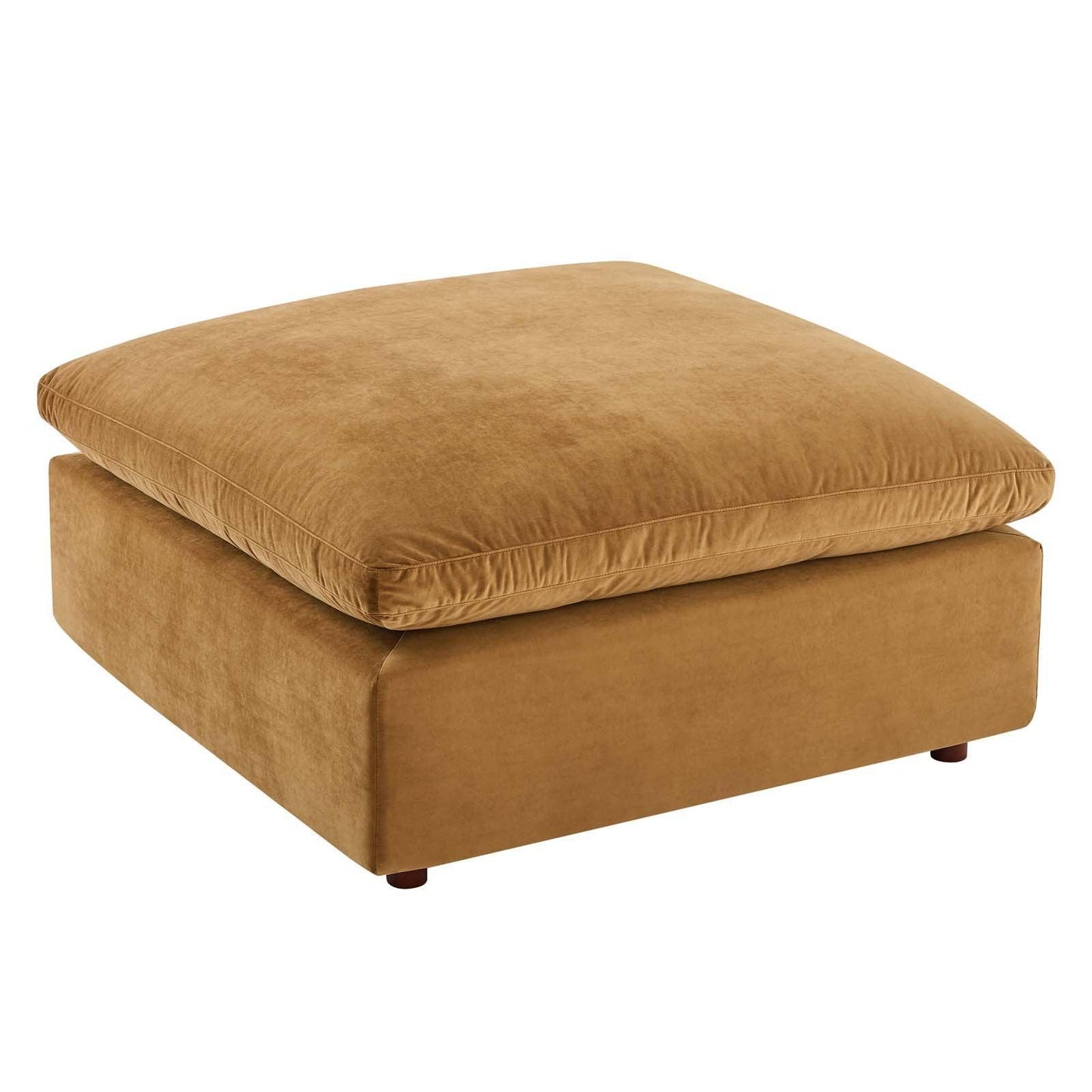 Modway Commix Down Filled Overstuffed Performance Velvet 4-Piece Sectional Sofa FredCo