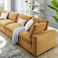 Modway Commix Down Filled Overstuffed Performance Velvet 4-Seater Sofa FredCo