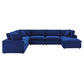 Modway Commix Down Filled Overstuffed Performance Velvet 7-Piece Sectional Sofa FredCo