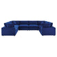 Modway Commix Down Filled Overstuffed Performance Velvet 	8-Piece Sectional Sofa FredCo