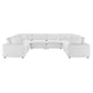 Modway Commix Down Filled Overstuffed Performance Velvet 	8-Piece Sectional Sofa FredCo