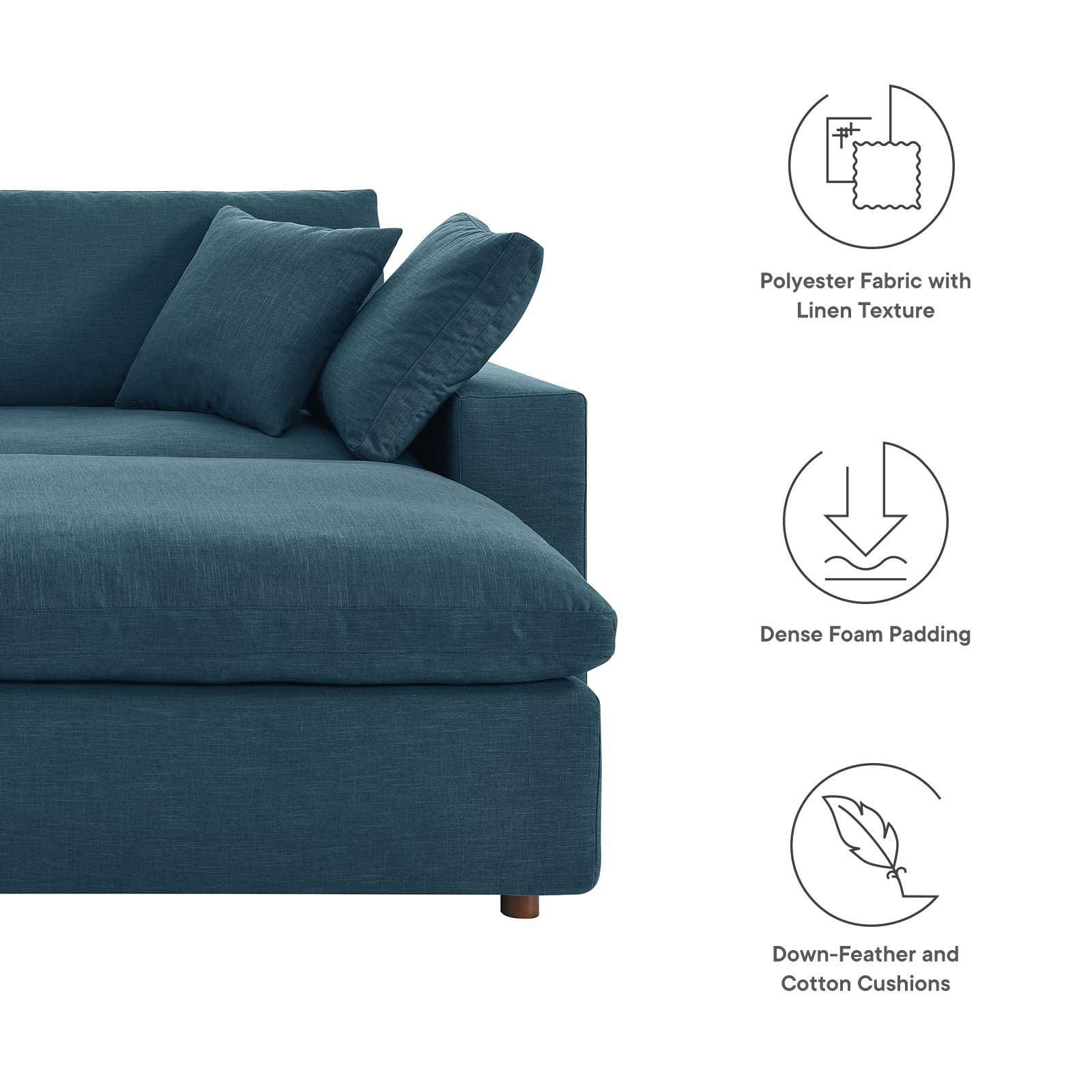 Modway Commix Down Filled Overstuffed Sectional Sofa FredCo