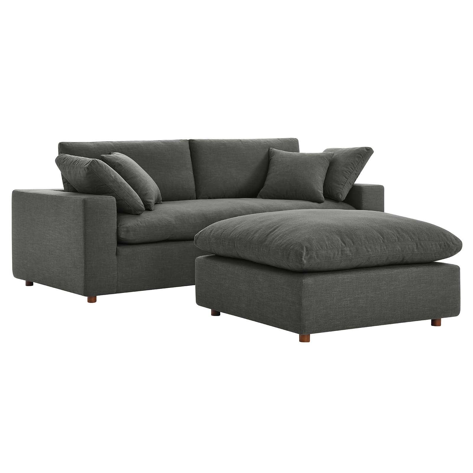 Modway Commix Down Filled Overstuffed Sectional Sofa FredCo