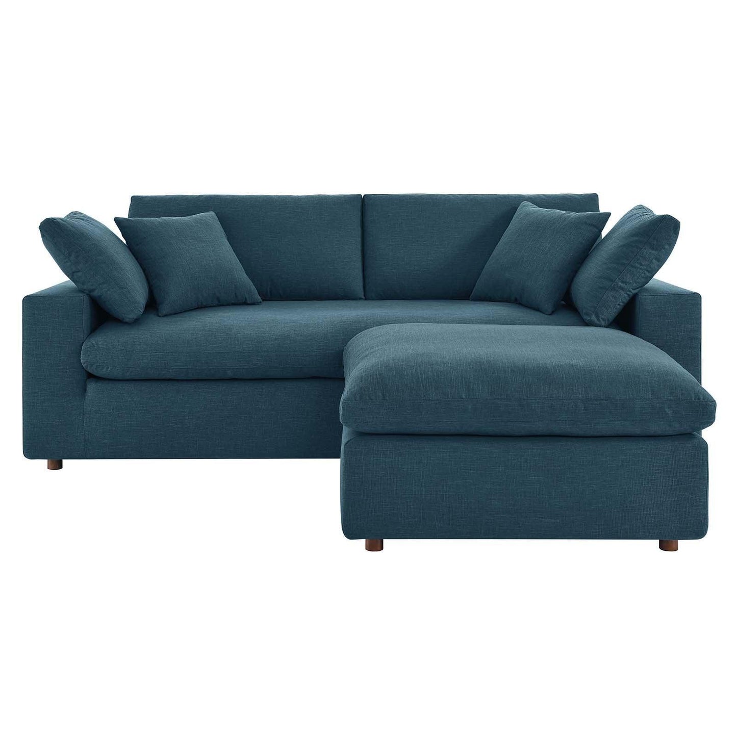 Modway Commix Down Filled Overstuffed Sectional Sofa FredCo