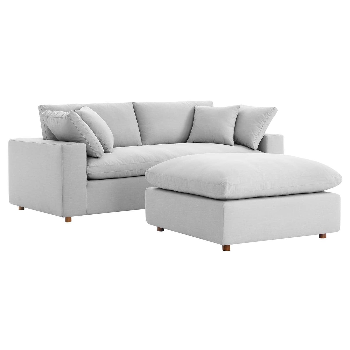 Modway Commix Down Filled Overstuffed Sectional Sofa FredCo