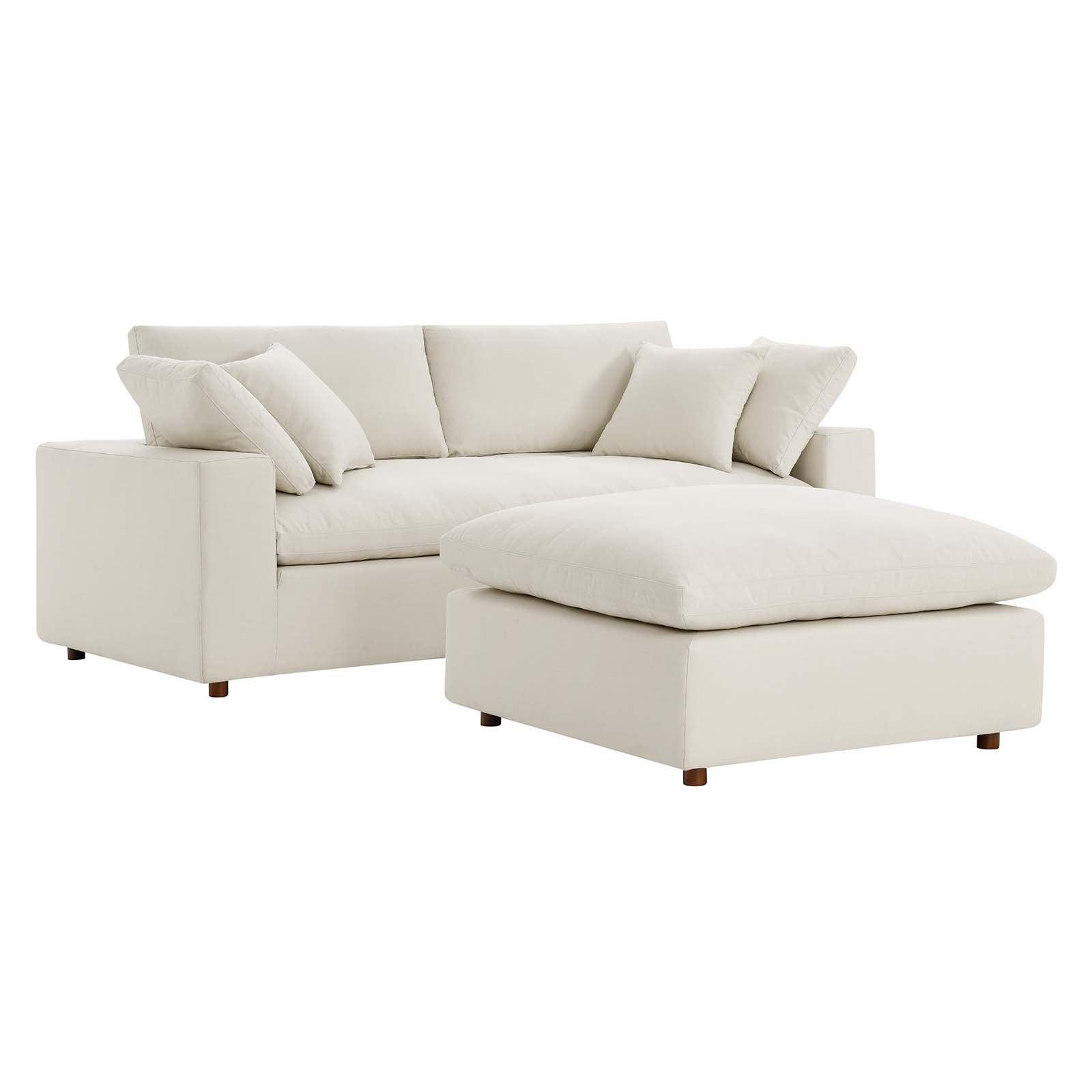 Modway Commix Down Filled Overstuffed Sectional Sofa FredCo