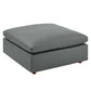Modway Commix Down Filled Overstuffed Vegan Leather 4-Piece Sectional Sofa FredCo