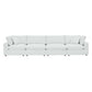 Modway Commix Down Filled Overstuffed Vegan Leather 4-Seater Sofa FredCo