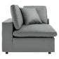 Modway Commix Down Filled Overstuffed Vegan Leather 8-Piece Sectional Sofa FredCo