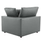 Modway Commix Down Filled Overstuffed Vegan Leather 8-Piece Sectional Sofa FredCo