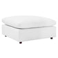 Modway Commix Down Filled Overstuffed Vegan Leather Ottoman FredCo