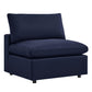 Modway Commix Overstuffed Outdoor Patio Armless Chair FredCo