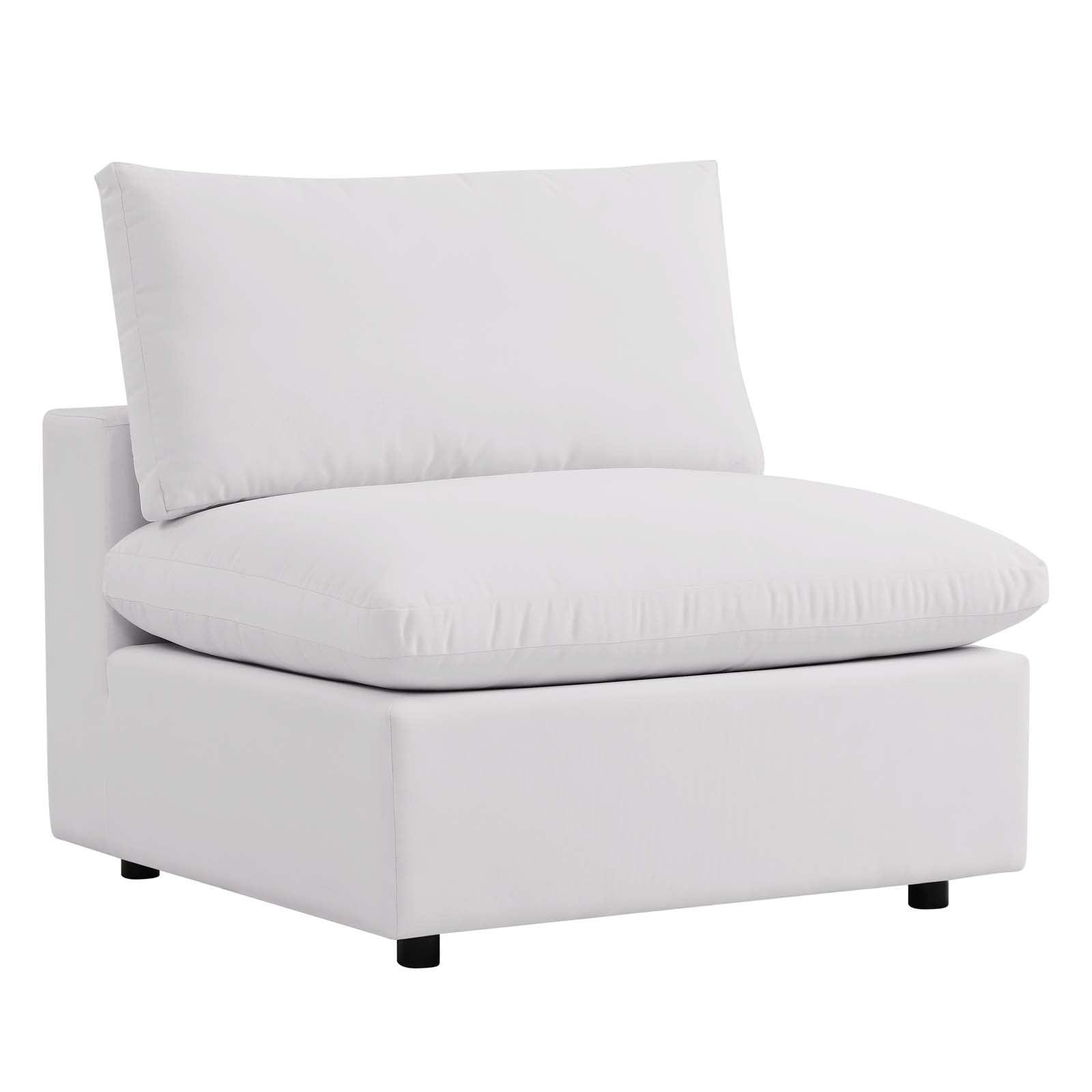 Modway Commix Overstuffed Outdoor Patio Armless Chair FredCo