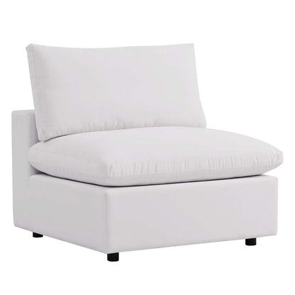 Modway Commix Overstuffed Outdoor Patio Armless Chair FredCo