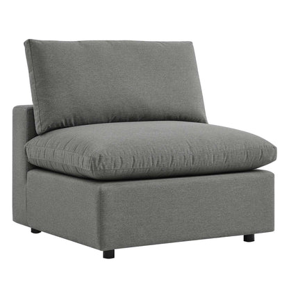 Modway Commix Overstuffed Outdoor Patio Armless Chair FredCo