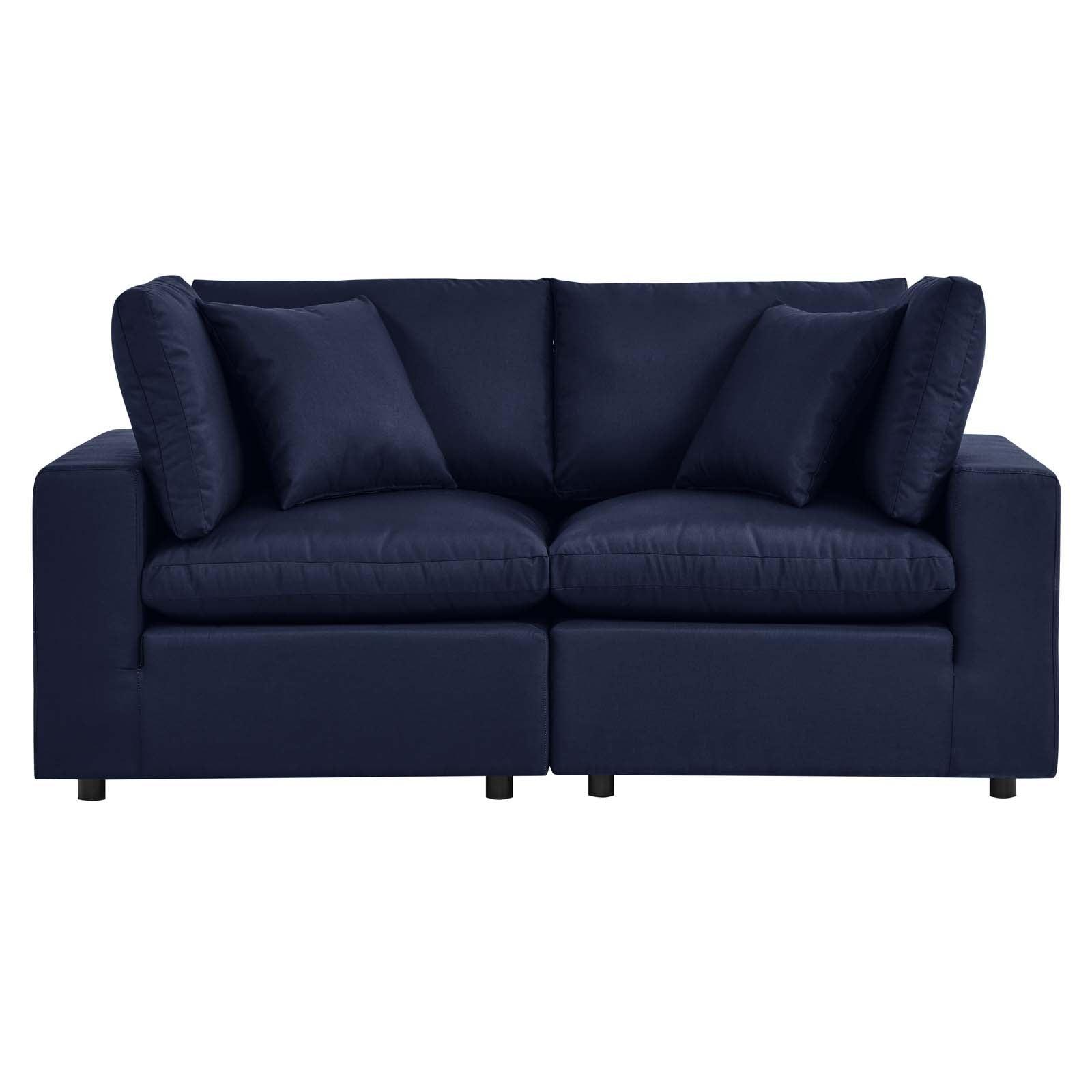 Modway Commix Overstuffed Outdoor Patio Loveseat FredCo