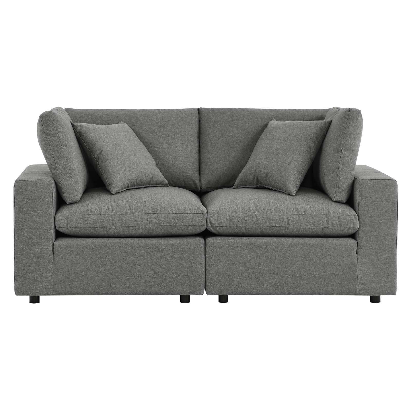 Modway Commix Overstuffed Outdoor Patio Loveseat FredCo