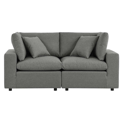 Modway Commix Overstuffed Outdoor Patio Loveseat FredCo