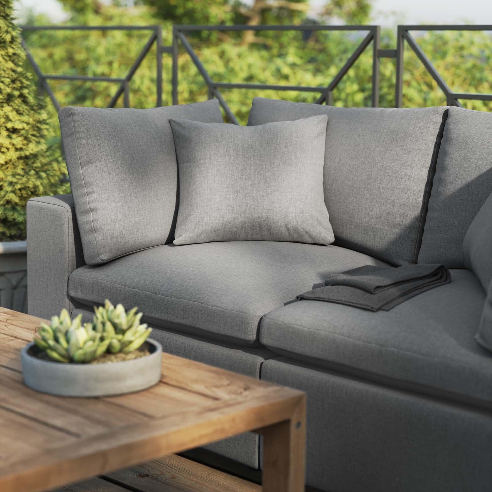 Modway Commix Overstuffed Outdoor Patio Loveseat FredCo