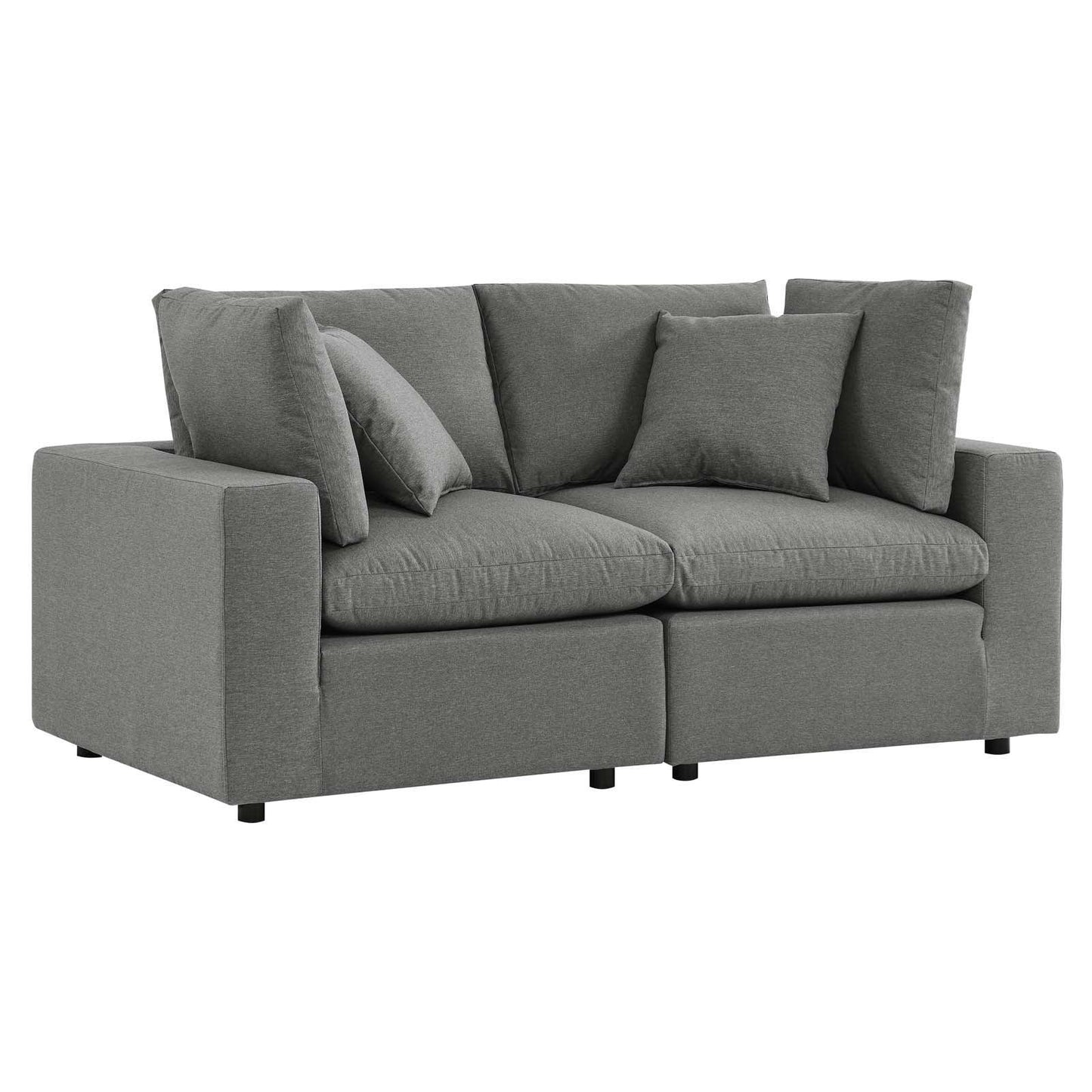Modway Commix Overstuffed Outdoor Patio Loveseat FredCo