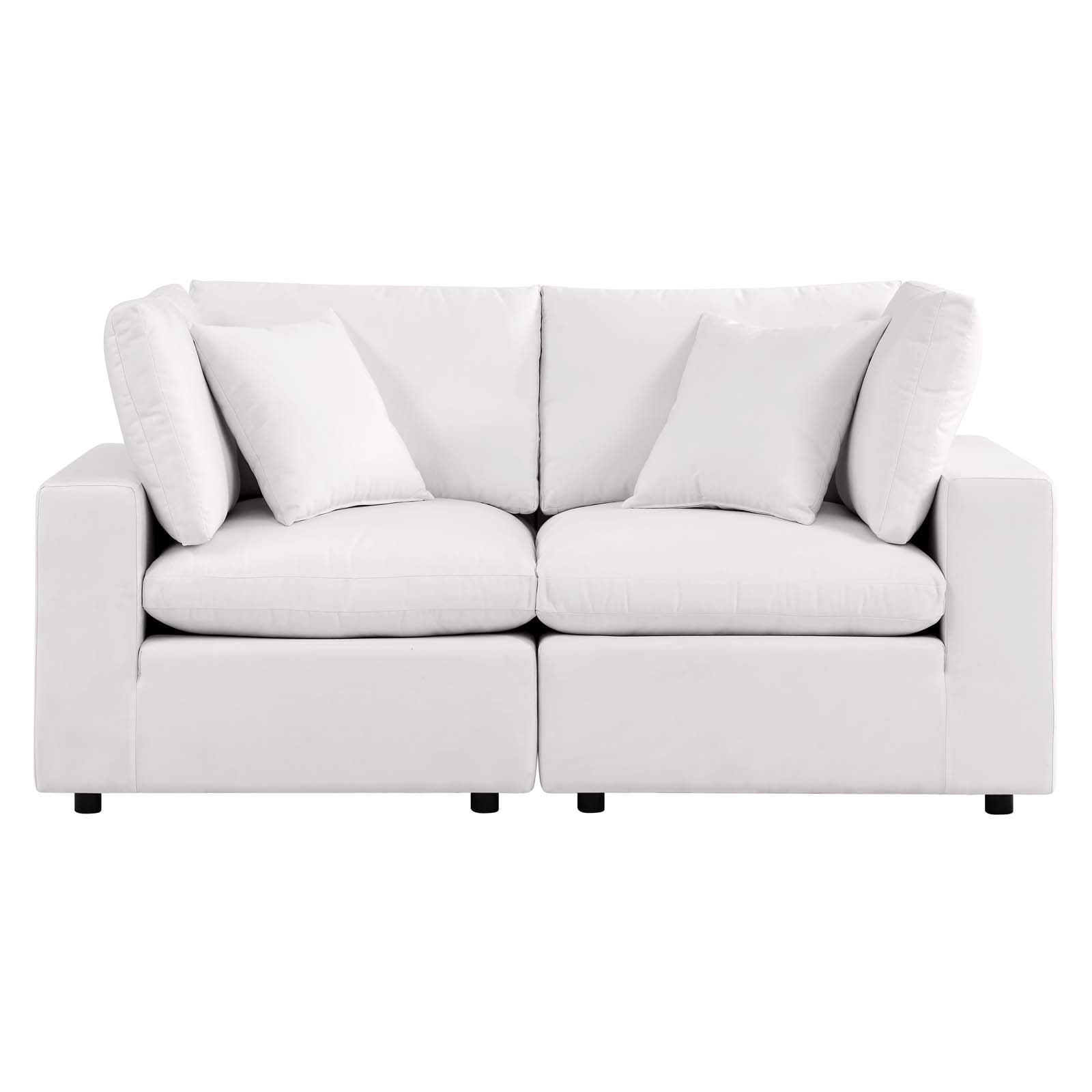 Modway Commix Overstuffed Outdoor Patio Loveseat FredCo