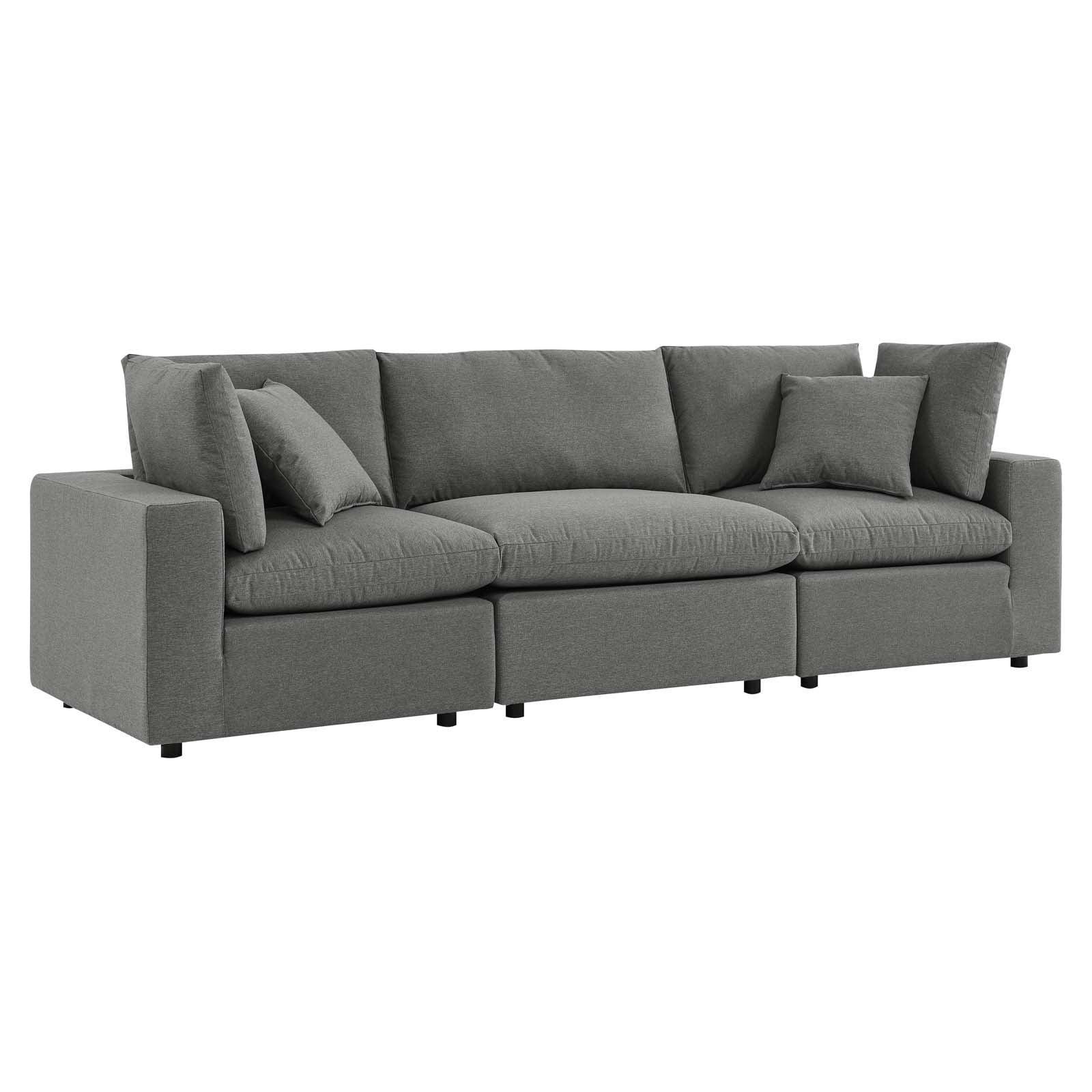 Modway Commix Overstuffed Outdoor Patio Sofa FredCo
