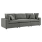 Modway Commix Overstuffed Outdoor Patio Sofa FredCo