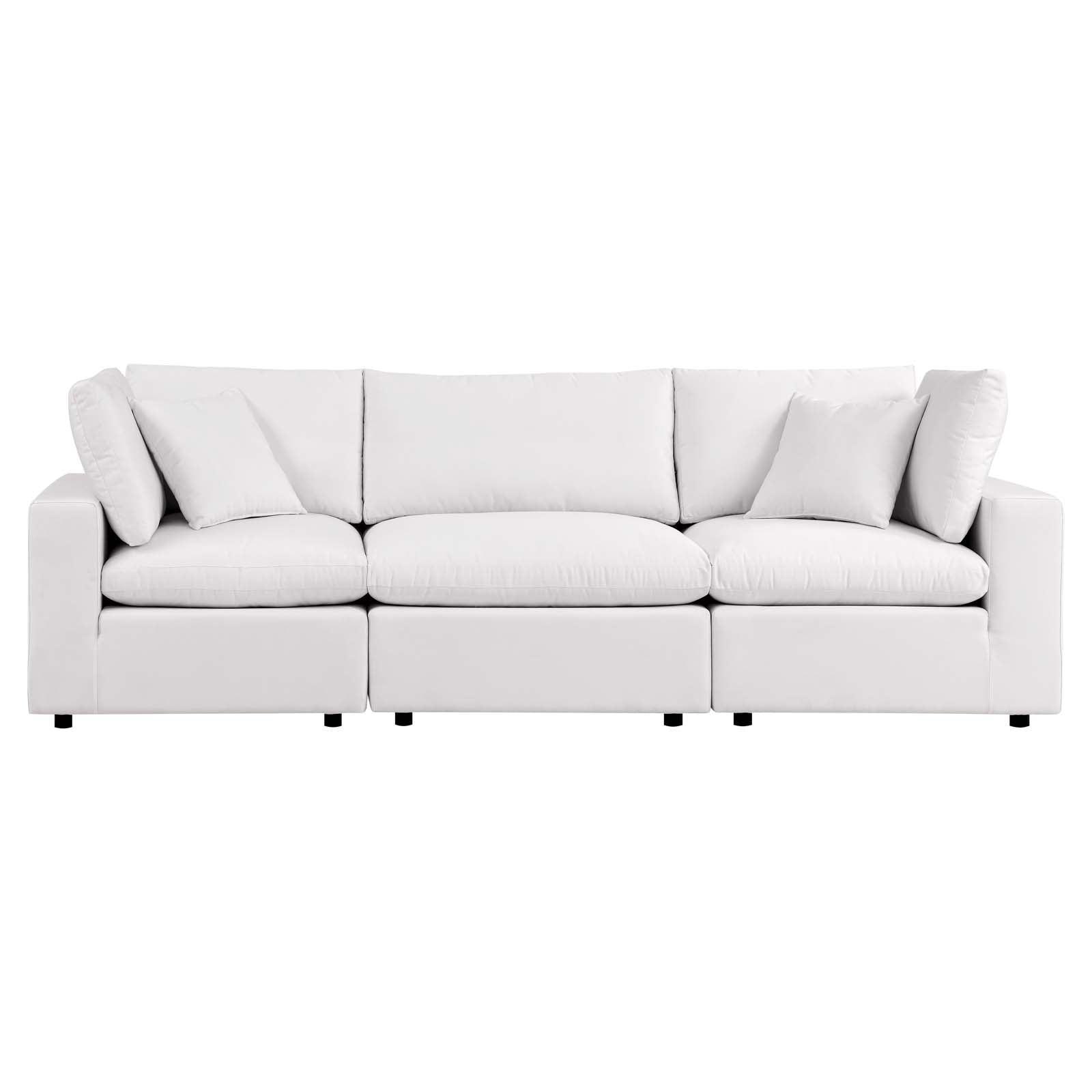 Modway Commix Overstuffed Outdoor Patio Sofa FredCo