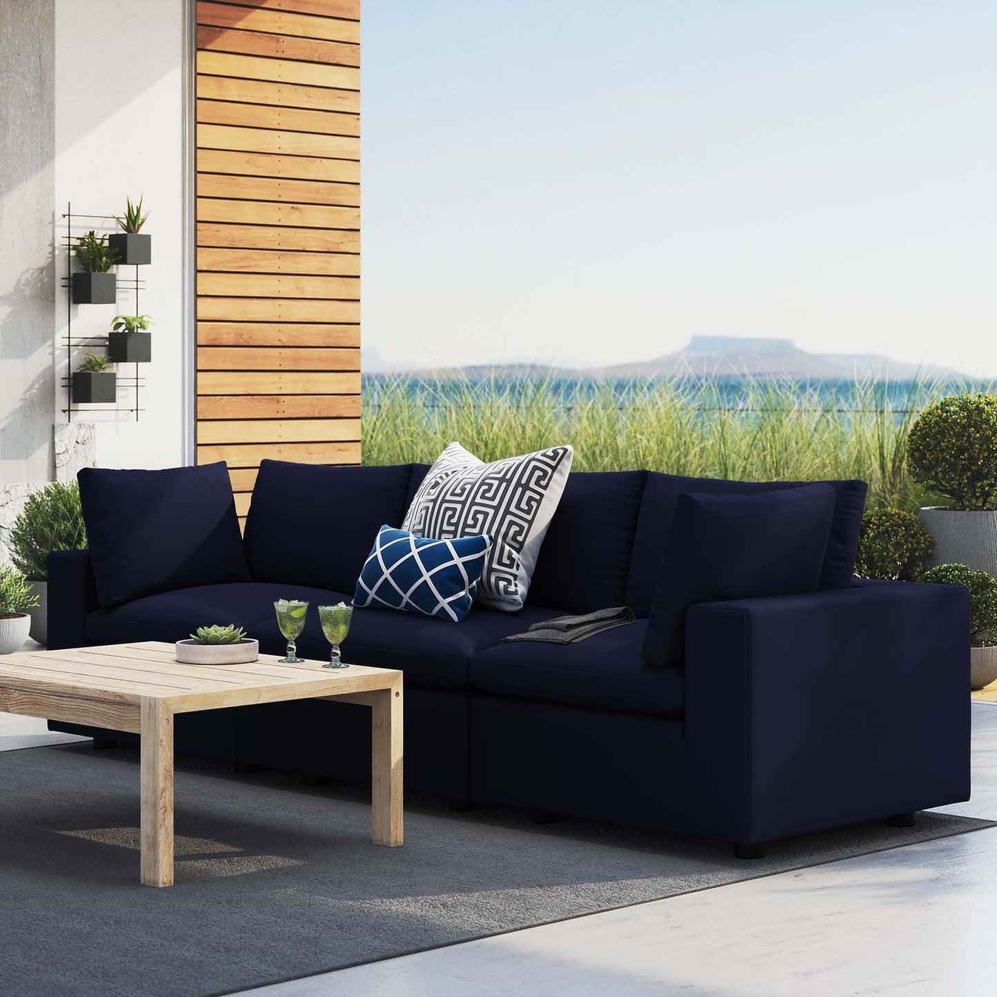 Modway Commix Sunbrella® Outdoor Patio Sofa FredCo