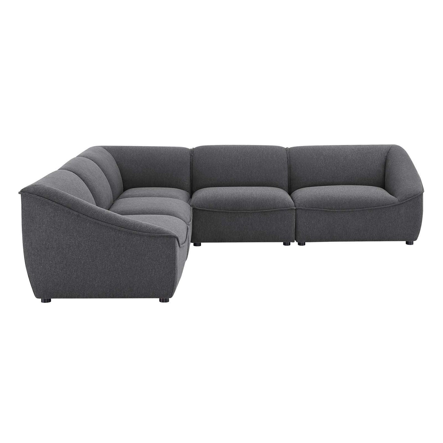 Modway Comprise 5-Piece Sectional Sofa FredCo