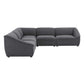 Modway Comprise 5-Piece Sectional Sofa FredCo