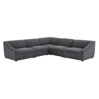 Modway Comprise 5-Piece Sectional Sofa FredCo