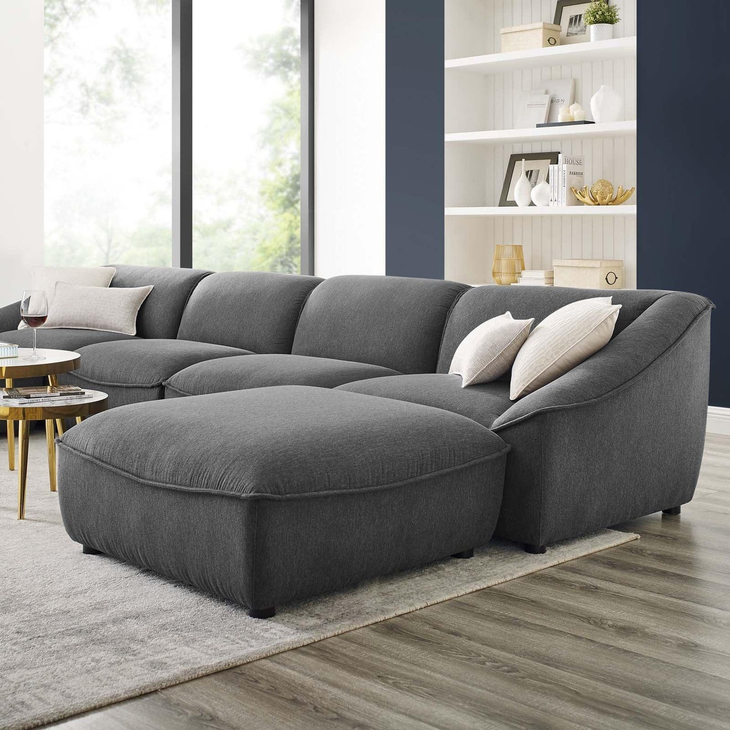 Modway Comprise 6-Piece Living Room Set FredCo
