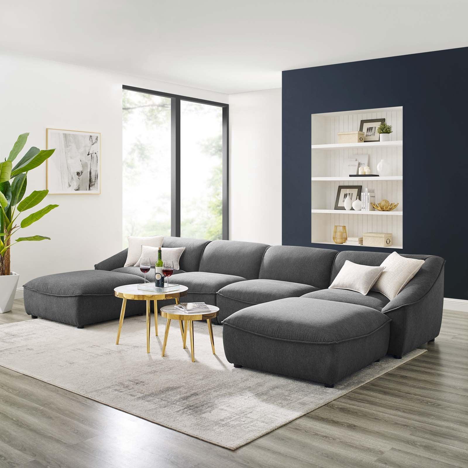 Modway Comprise 6-Piece Living Room Set FredCo