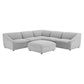 Modway Comprise 6-Piece Sectional Sofa FredCo