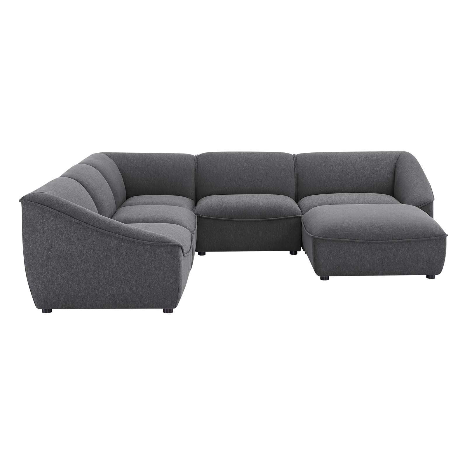 Modway Comprise 6-Piece Sectional Sofa FredCo