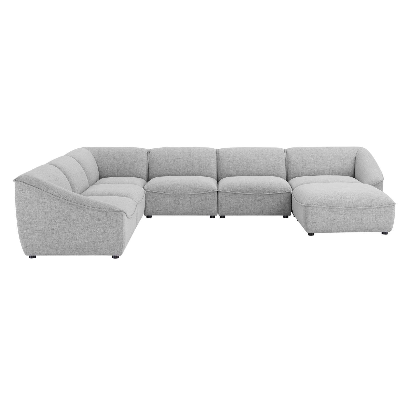 Modway Comprise 7-Piece Sectional Sofa FredCo