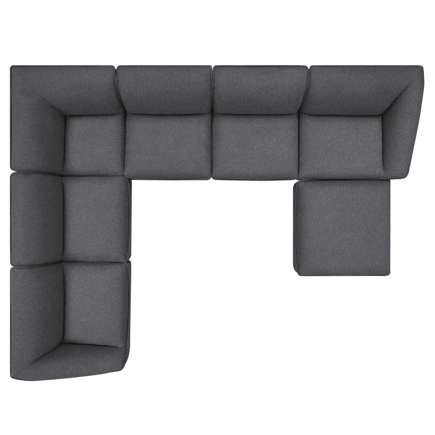 Modway Comprise 7-Piece Sectional Sofa FredCo