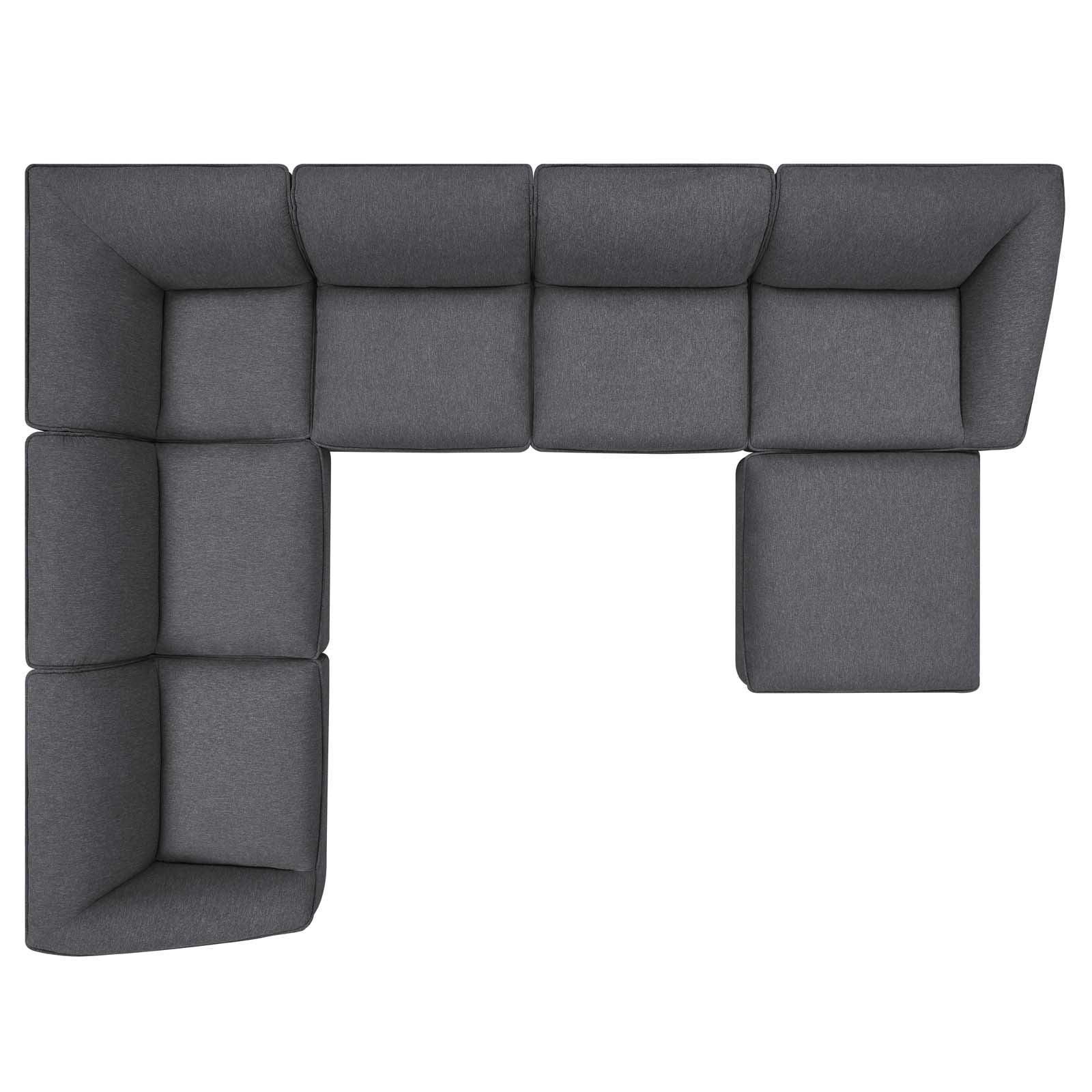 Modway Comprise 7-Piece Sectional Sofa FredCo