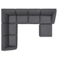 Modway Comprise 7-Piece Sectional Sofa FredCo