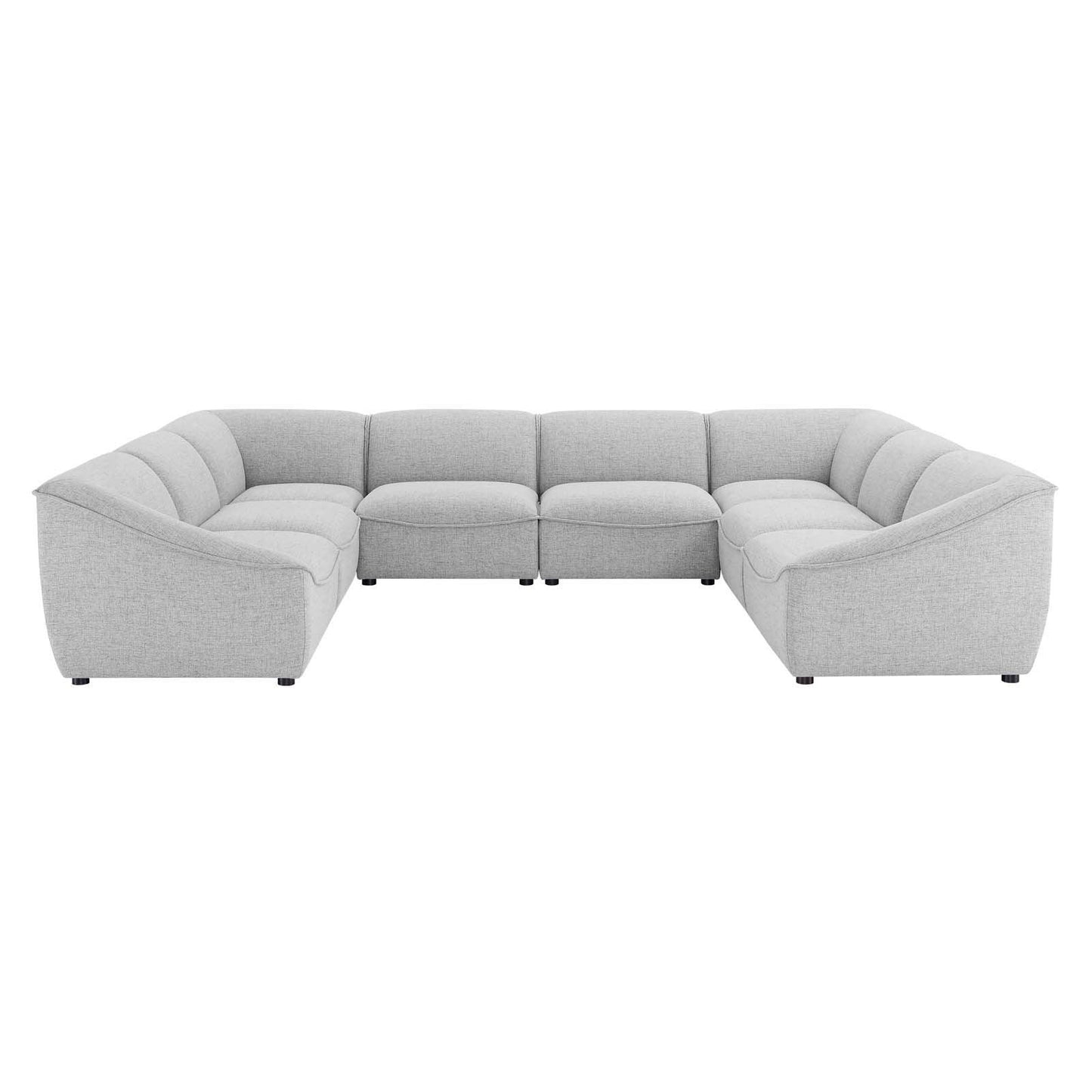 Modway Comprise 8-Piece Sectional Sofa FredCo